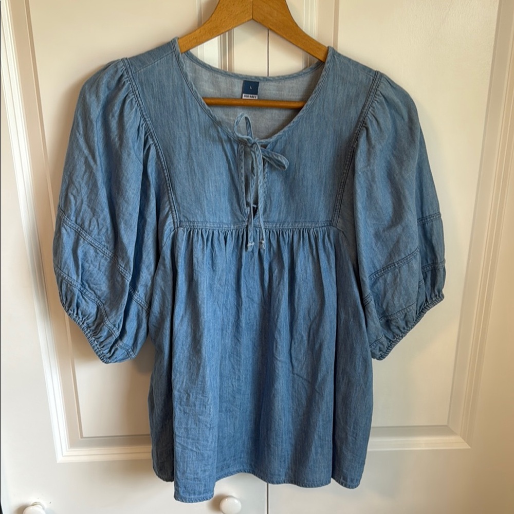 Old Navy Denim Blouse